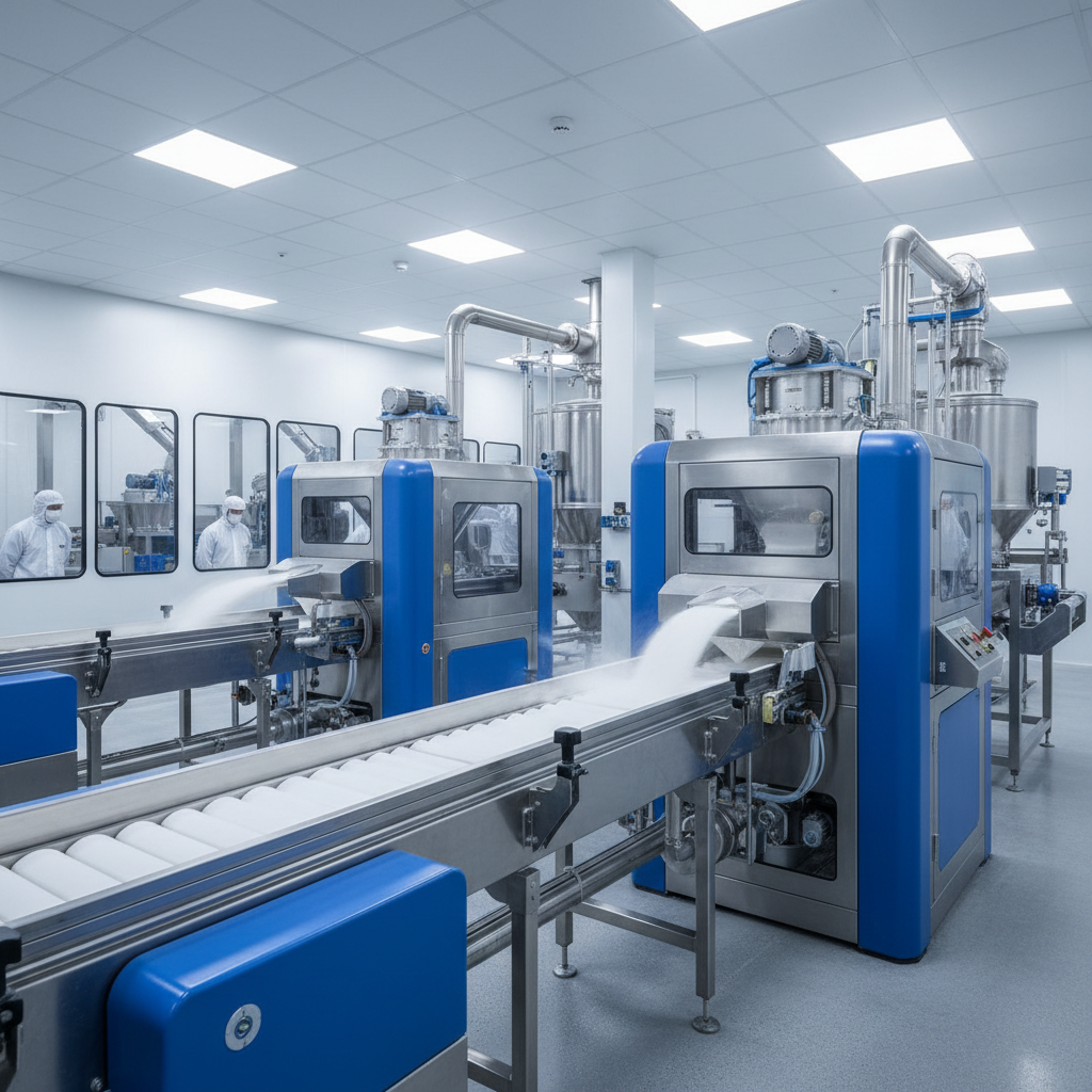 Industrial powder processing and drying facility